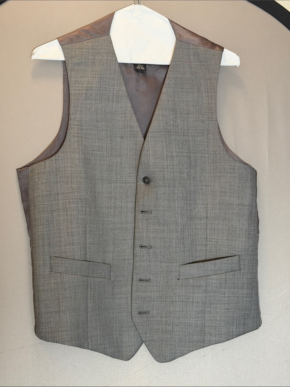 Classic Gray Men's Vest - Jos. A. Bank Tailored Waistcoat